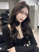 オニキス(ONYX)&nbsp;C77ワンホンレイヤーカットチョコレートブラウンくびれ巻き