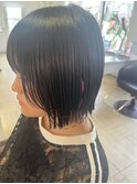 黒髪ボブ 7月