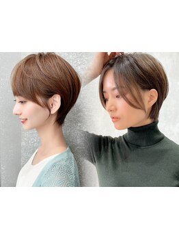 ダメージレスにこだわった本物の髪質改善で、艶と潤い溢れる大人の美髪へ。[ショート/池袋]