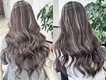 Belle hair Designにしか出来ないハイライトカラーで上品でお洒落な印象に◎【ハイライト/ケアブリーチ】
