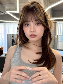 スリーエヌ(NNN)の写真/小顔カット効果も◎mm単位まで計算されたカット技術だからこそ叶うスタイル!青山/韓国ヘア/髪質改善