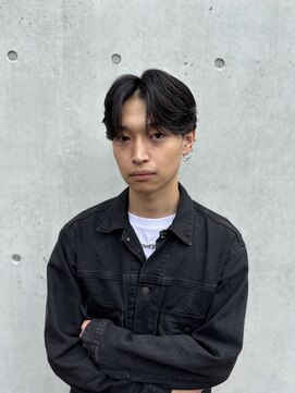 メンズサロン ユニークバイケンジ 町田(Men’s salon unique KENJE) メンズ/センターパート/ニュアンスパーマ/毛流れパーマ