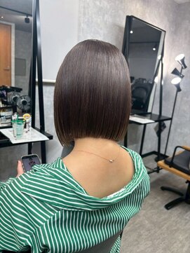 艶感/ストレート/ボブ/縮毛矯正/美髪エステ/髪質改善