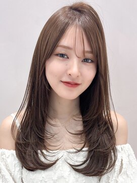 アグノス 青山(Agnos) イメチェンくびれヘア前髪小顔カット大人ガーリー薄めバング