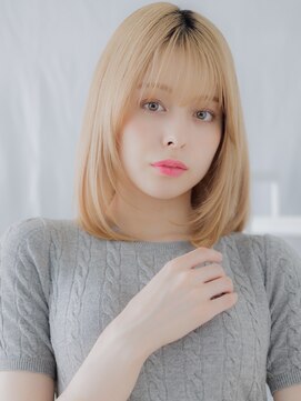 カバーヘア 上尾西口店(COVER HAIR) 垢抜けハイトーンカラー小顔シャギーカットc7上尾10代20代30代