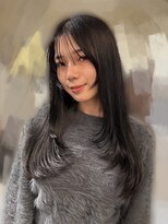 ラミパス(RAMIPASS ladies&gentlemen)&nbsp;ナチュラル韓国風レイヤーロング×透けバング