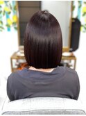 乾かすだけでまとまる美髪ボブ