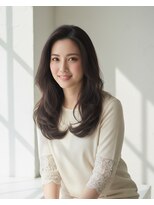 ラディシュ さがみ野(RADISH)&nbsp;20代30代髪質改善ミルクブラウン大人美シルエット艶髪ストレート