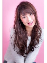 ヘアーアートシフォン 池袋西口店(Hair art chiffon)&nbsp;トリートメントと耳かけが大人かわいい個性的前下がりレイヤー