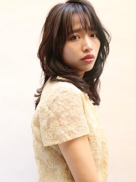 ミンナノポリシー(MIN NANO//POLICY) セミロング☆ウルフレイヤー