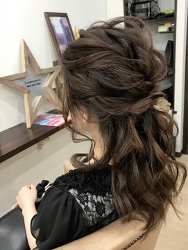 アゴーグ(agog) ハーフアップ☆結婚式☆