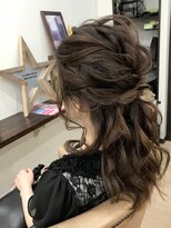 アゴーグ(agog) ハーフアップ☆結婚式☆