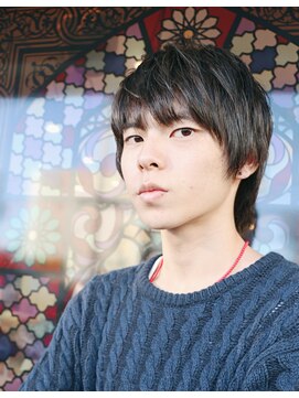 ランプヘアー(LAMP HAIR) 黒髪暗髪カジュアル学生ナチュラルショート前髪あり無造作