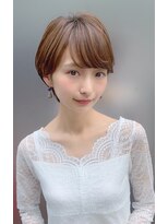 サンド 銀座(sand)&nbsp;【sand 銀座】前髪重めの可愛いショートボブ