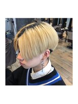 ヘアサロンエムフィス 池袋東口(HAIR SALON M Fe's)&nbsp;外ハネボブ/アッシユブラウン/ネオウルフ/デザインカラー