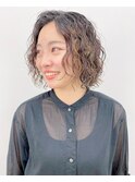 【早瀬忍 梅田中津】ハイライトウェーブパーマ