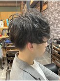 くせ毛風パーマソフトマッシュ