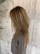 ラッドヘアー(RAD hair)&nbsp;バレイヤージュ＊ミルクティーカラー