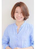大人ウェーブボブ