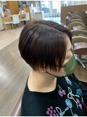 ダメージレスカラーで白髪染め