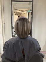 ラフ 難波店(LAFF)&nbsp;#黒髪#ボブルフ#ネビージュ#小顔#ワンレン