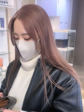 ベレーザ 渋谷(BELEZA) ba376_透明感プラチナベージュグレーベージュミルクティーピンク