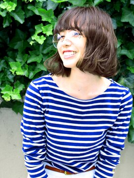 ラミ(L'ami) ☆『 グレージュカラー × ウェーブ 』パリジェンヌ風 Bob ☆