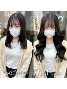 あるじゃんすー 仙台店 ショコラベージュ#シールエクステ#くびれヘア#艶カラー#仙台