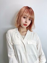 ディレクト 新宿(Direct)&nbsp;アプリコットピンク×フルバングボブ☆