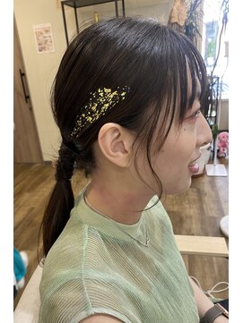 エアージーモ(Air G mo) タイトスタイル　お呼ばれヘア　結婚式お呼ばれ