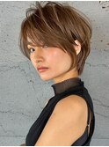30代/40代/50代・絶壁解消・小顔前下がりショートボブ【倉田】