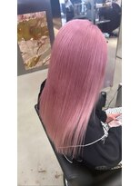 ペレ 栄店(PELE) 黒髪/グレーベージュ/レイヤーロング/前髪パーマ/栄/名駅