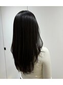 レイヤーカット　黒髪　ロングヘア【NICA 溝の口店】