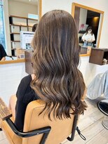 クラップス 横須賀中央店(CLAPS)&nbsp;ミルクティーベージュダブルカラーケアミディアムボブパーマ