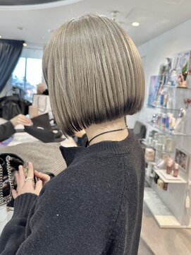 エアー 青山(AIR) エンドカラーハイトーンカラーデザインカラーブロンド