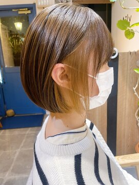 アイリー 自由が丘(Aily) 【Aily自由が丘】耳上インナーカラーボブ