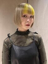 ビビト(bibito)&nbsp;bibito イエロー　ベージュ　デザインカラー