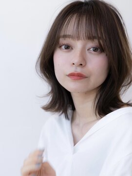 ドットハリス(.Hallis) レイヤーボブ/レイヤーカット/くびれレイヤー/韓国風ヘア