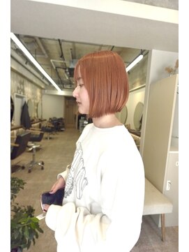 ベンジー 蔵前ii店(benji) 【benji蔵前 ii】ケラチントリートメント×オレンジベージュ◎