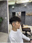 サーフカール/スパイキーショート/ブルーブラック/船橋