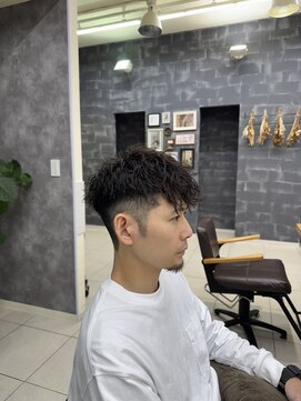 アロー 船橋店(AROH) サーフカール/スパイキーショート/ブルーブラック/船橋