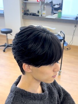 ビカムメンズヘアー 栄店(become men's hair) ニュアンスパーマシースルー栄