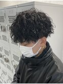 福岡大名メンズツイストスパイラルパーマツイストパーマ緩め10代