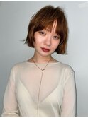 天神　ボブ　レイヤーカット　ボブパーマ
