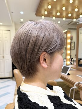 ロンド パルティール 大宮(Lond partir) グランマッシュ/細めハイライト/ショート/白髪ぼかし/前髪/大宮