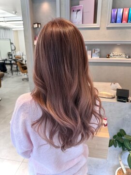 シエル バイ ケンジ 登戸 生田(CIEL by KENJE) さくらピンク/バレイヤージュ