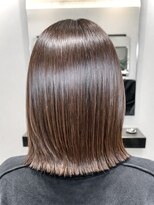 フリック 京都河原町店(FLICK)&nbsp;★大人可愛いレイヤーボブ/グレーブラウン/簡単スタイリング