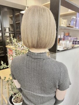 サンドパールス 仙台店(sand PALCE) 髪質改善/大人ガーリー/似合わせカット/ショートボブ前髪/仙台