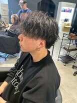 メンズサロン キング 心斎橋店(Men’s salon K!ng) 波巻きツイストスパイラルパーマ/フェザーパーマ/眉毛/メンズ