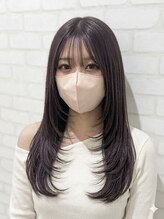 《透明感のある色味が人気◎》gardenが作る、トレンド感あふれるカラーデザインをご紹介[韓国/白髪ぼかし]